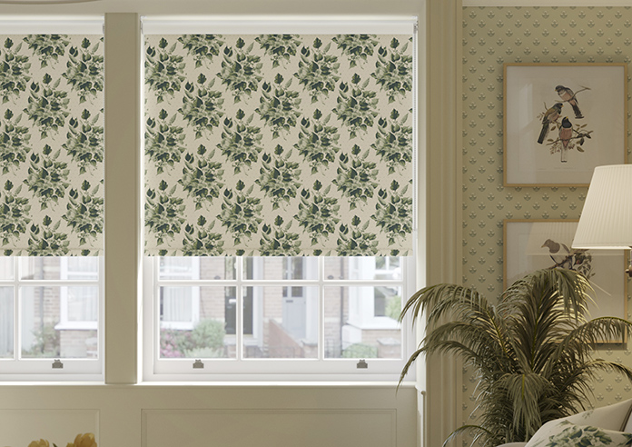 Pensford, Penn Bouquet Barbing Green - Twist&Fit Roller Blind - Image 3